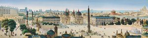 ローマのパノラマ 作： Leopoldo Calvi